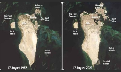 Bahrain has grown a lot in recent decades and is still growing: NASA