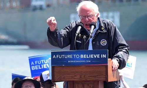 Sanders warns Clinton to pick a true progressive running mate