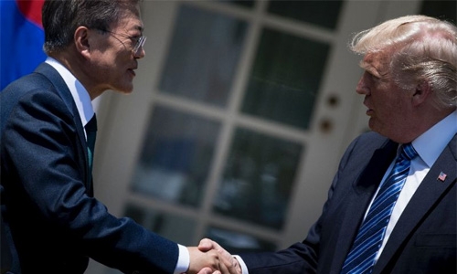 Trump, Moon agree to boost S.Korean missile capabilities