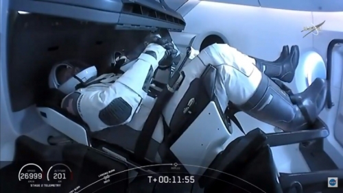 SpaceX Crew Dragon docks with Space Station