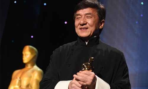 Hollywood worries about Trump as stars honor Jackie Chan