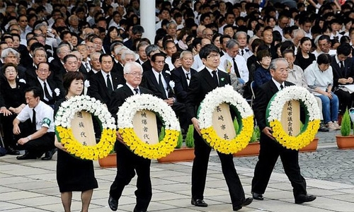 Nagasaki mayor pleads for end to nuclear threat on bomb anniversary