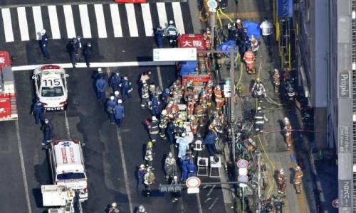27 feared dead in building fire in Osaka 27 feared dead in building fire in Osaka