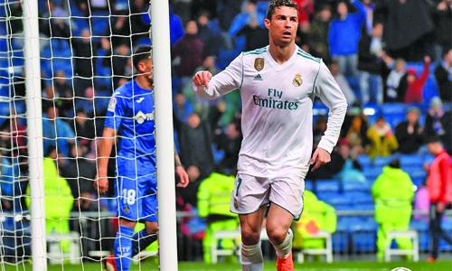 Ronaldo, Bale lead Real past Getafe Ronaldo, Bale lead Real past Getafe
