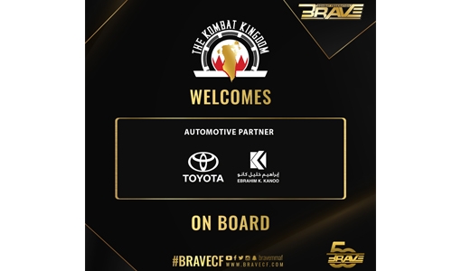 BRAVE CF joins forces with official automotive sponsor, Ebrahim K. Kanoo