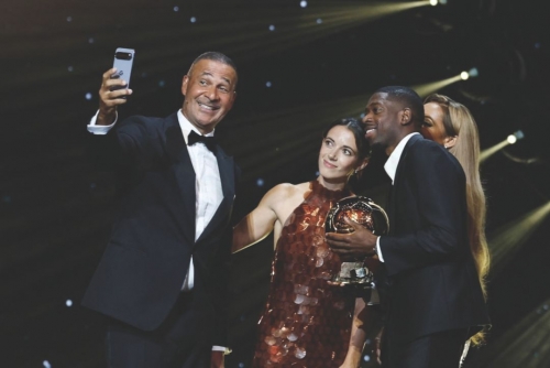 PSG’s Ousmane Dembele wins the men’s prize, while Aitana Bonmati claims the women’s award