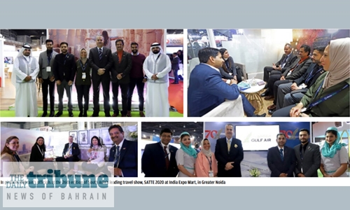 Bahrain’s tourism in the spotlight at SATTE 2020, India 