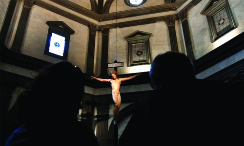 Michelangelo crucifix gets pride of place in Florence