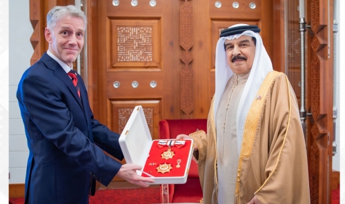 HM King awards UK Ambassador Order of Bahrain 