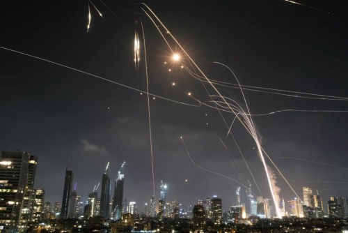 Israel army says striking 'dozens' of Iran missile launchers