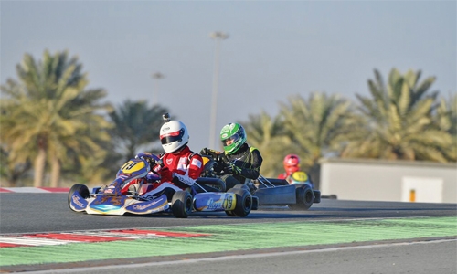 Enticing battles in karting sprints 