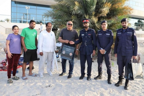Muharraq Police and Coast Guard Launch Beach Safety Awareness Campaign