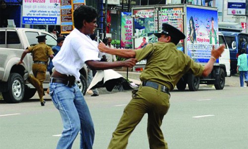 Sri Lanka police guilty of violating international law