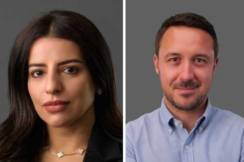 Shaikha Alzayani, Senior Director of Listing & Disclosure at Bahrain Bourse and James Taylor, Head of Middle East at IDX Shaikha Alzayani, Senior Director of Listing & Disclosure at Bahrain Bourse and James Taylor, Head of Middle East at IDX