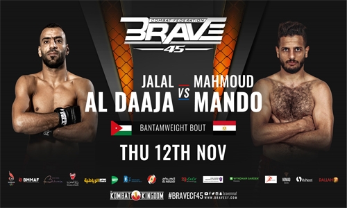 Jalal Al Daaja and Mahmoud Mando to collide at BRAVE CF 45