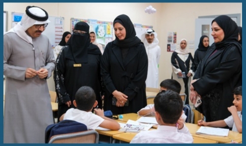 Education Minister Conducts School Visits as In-Person Classes Resume