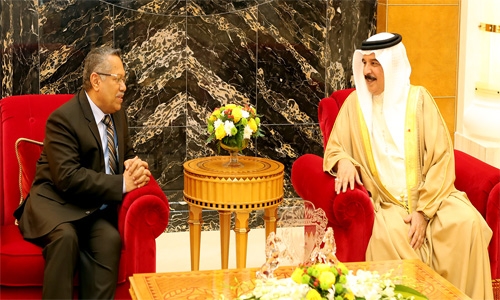 HM King reaffirms  support for Yemen