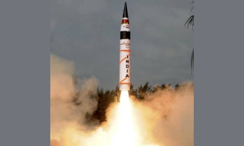 India tests missile capable of carrying multiple nuclear warheads India tests missile capable of carrying multiple nuclear warheads