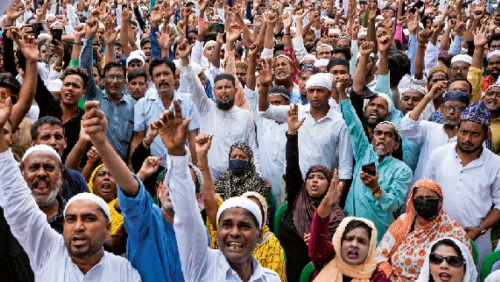 Protests held across Asia over remarks on Prophet