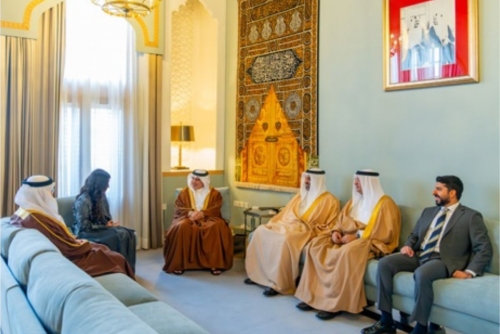 HRH the Crown Prince and Prime Minister meets with Maryam Abdulaziz Al Doseri