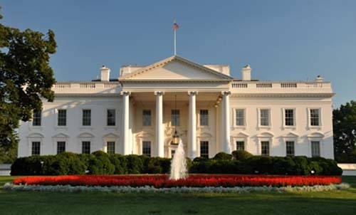 White House on alert after 'metal object' hurled over fence
