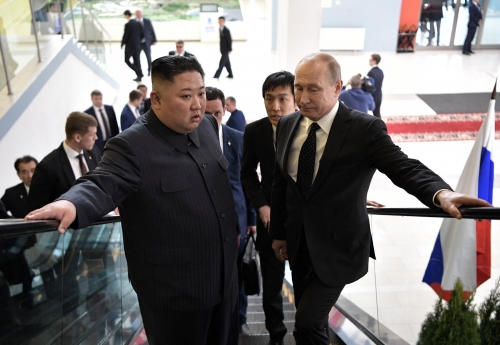 North Korea's Kim in Russia for Putin talks as US warns on arms deal