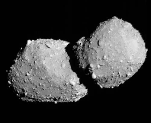 Japan releases snowman-like asteroid image after flyby Japan releases snowman-like asteroid image after flyby