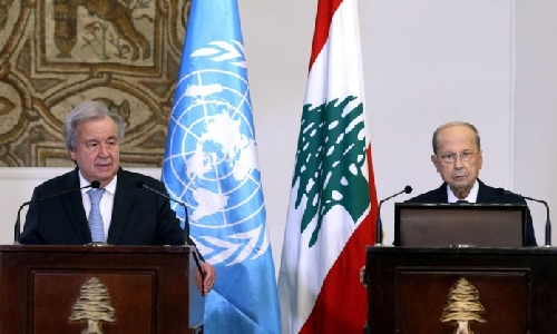 UN chief urges Lebanese leaders to put people first and reform