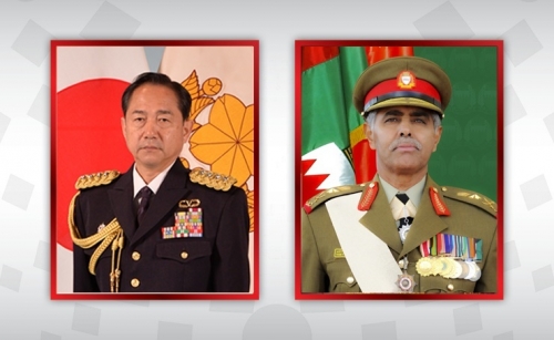 BDF chief meets Japanese counterpart