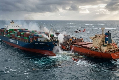 10 Crew Missing After Cargo Ship Collision Near Istanbul 10 Crew Missing After Cargo Ship Collision Near Istanbul