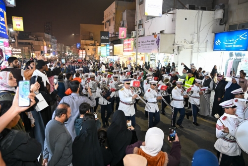Bahrain Police Parade Lights Up Muharraq in Celebration of National Holidays