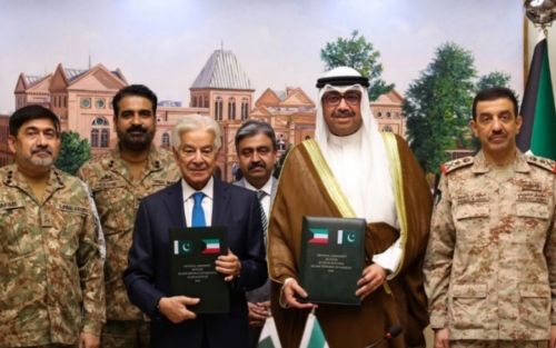 Kuwait and Pakistan sign defence and military cooperation agreement Kuwait and Pakistan sign defence and military cooperation agreement