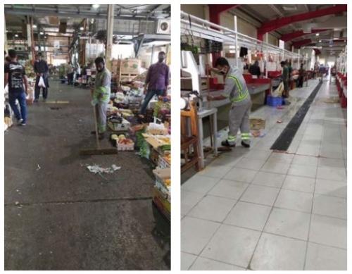 Central market disinfected, sterilised regularly, officials say 
