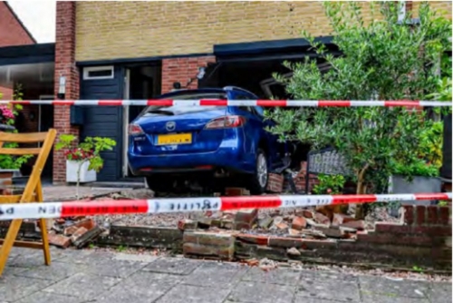 Dutch girl, 11, takes wheel, crashes into house