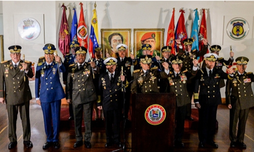 Venezuela’s military backs Maduro Venezuela’s military backs Maduro