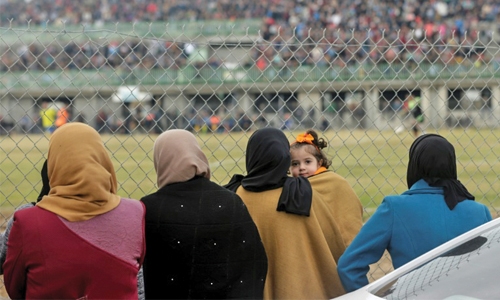 Gaza police block women from attending game