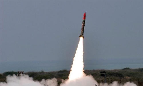 Pakistan test-fires nuclear capable ballistic missile
