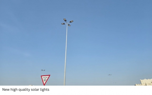 New Lights Replace Al Ramli’s Dim Solar Lamps