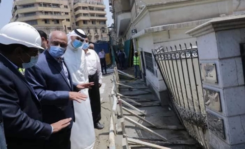 Embassy in Cairo continues duties despite local excavation disruption