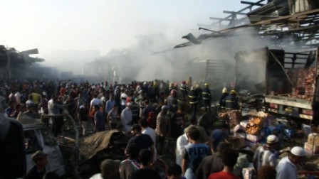IS truck bomb kills at least 54 in Baghdad market