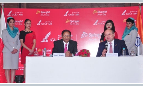 Gulf Air, SpiceJet join hands