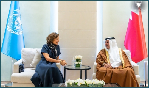 HRH the Crown Prince and Prime Minister meets with the Director-General of UNESCO HRH the Crown Prince and Prime Minister meets with the Director-General of UNESCO