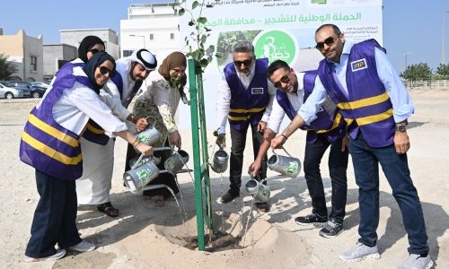 'Forever Green’: Bahrain Islamic Bank's 'Jood' team plants 100 seedlings