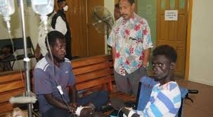 Four survive 32 days adrift in Pacific by eating coconuts Four survive 32 days adrift in Pacific by eating coconuts