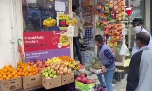 Muharraq shops warned against encroaching footpaths 