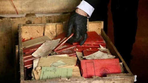 Nazi files found in champagne crates in Argentine court basement