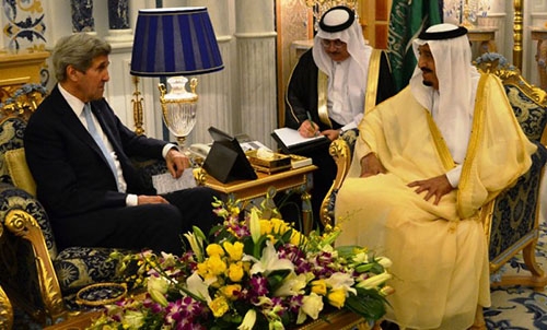Kerry holds Saudi talks ahead of Syria, Libya meetings Kerry holds Saudi talks ahead of Syria, Libya meetings