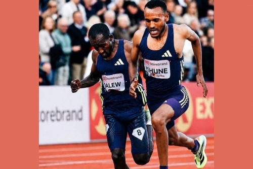 Balew shatters Asian and Bahraini record in Oslo 5,000m thriller Balew shatters Asian and Bahraini record in Oslo 5,000m thriller