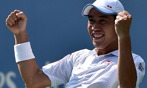 Nishikori beats heat with quick win