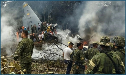 Colombian Military Plane Crash Kills Dozens Near Peru Border